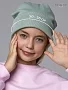 Детская шапочка кашкорсе / шалфей