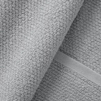 Махровое полотенце "Verossa" Унико / холодный серый