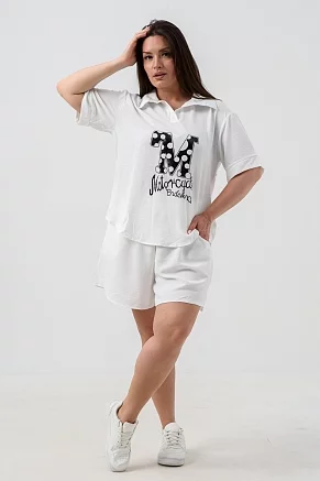 Женский костюм 52469 / белый