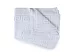 Махровое полотенце (коврик) для ног Ринг / белый №6