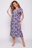 Халат женский 51194 / фиолетовый №1