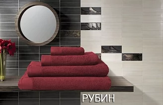 Махровое полотенце Индия 500 гр/м2 / рубин