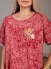 Женское платье мод.2194/1 / Бордовый №4