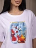 Женская пижама с брюками мод.2297/1 / Белый №4