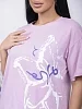 Женский костюм с шортами мод.2203/2 / Розовый №4