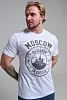 Мужская футболка 8503/1 / белый+Москва №2