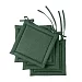 Комплект подушек для стула "Волшебная ночь" СПК-117 / Хвоя №1