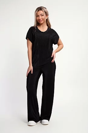Женский костюм с брюками 32828 / черный