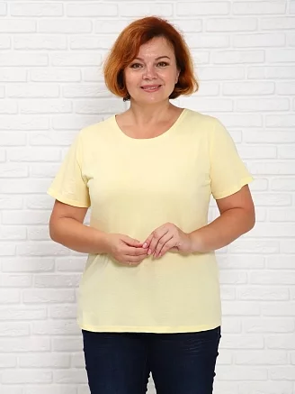 Женская футболка Дрима / серо-желтый
