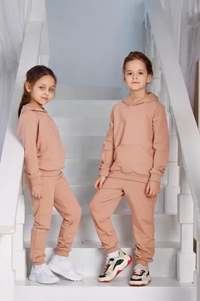 Детский костюм c капюшоном / Бежевый