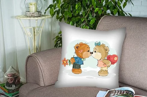 Подушка декоративная №3 / блэкаут