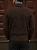Мужской кардиган 14644 / коричневый №1