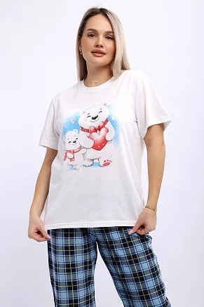Женский костюм Мишки 667 / Синий