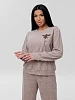 Женский костюм с брюками К-219(М) / Коричневый (пчела) №6