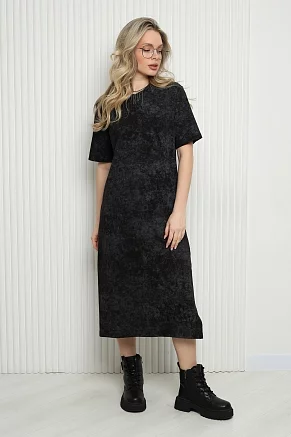 Женское платье 14406/1 / черный варенка