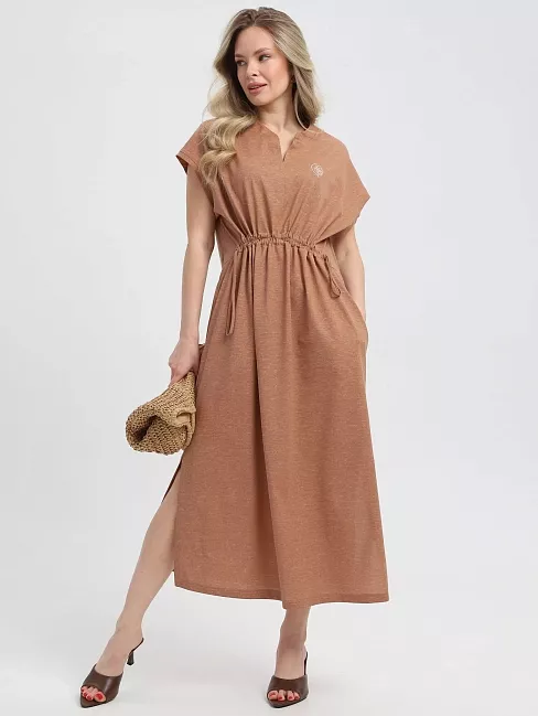 Женское платье "Камелия" 2489-К / Бежевый