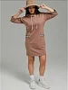 Женское платье-туника Лакшери / Кофе №2