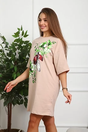 Женская туника 20525 / бежевый