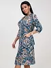 Женский халат ХМ-779 / Павлин синий №3