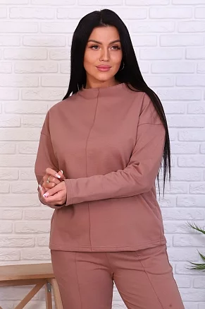 Женский костюм с брюками 17571 / песочный
