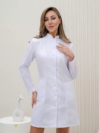 Халат медицинский женский М-051 Тиси / белый