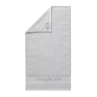 Полотенце махровое "Soft Silver" / 50/90 Благородное серебро