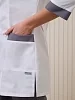 Костюм медицинский женский М-127 Тиси / белый/графит №2