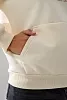 Женская толстовка 8565 / молочный+стич №10