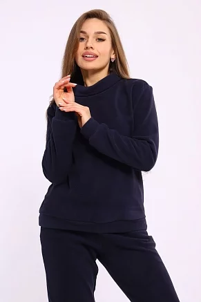 Женский костюм с брюками 35355 / синий