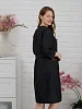 Халат медицинский женский М-038 Тиси / черный/красный №21