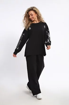 Женский костюм 85035 / черный