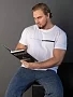 Мужская футболка мод.2164 / Белый