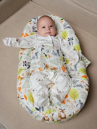 Подушка c эффектом памяти «Baby-Люлька» / лесная полянка