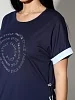 Женский костюм с бермудами 2299 / Синий №5