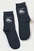 Мужские носки стандарт В зимней спячке / джинс №9