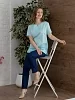 Костюм медицинский женский М-182 Тиси / св.бириза/черника №10