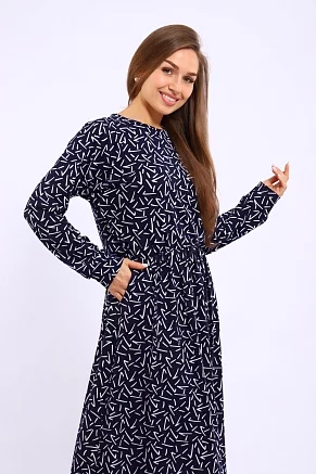 Женское платье 35358 / синий