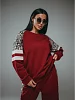 Женский костюм с брюками Хлоя / Бордо №1