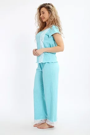 Женская пижама 29033 / голубой