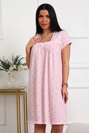 Женская ночная сорочка 29571 / пудра