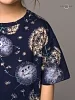Детский костюм с легинсами Мун / ежик с одуванчиком, индиго №3