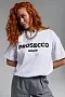 Женская футболка 8506/1 / белый+PROSECCO