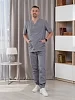Костюм медицинский мужской М-173 Тиси / графит №5