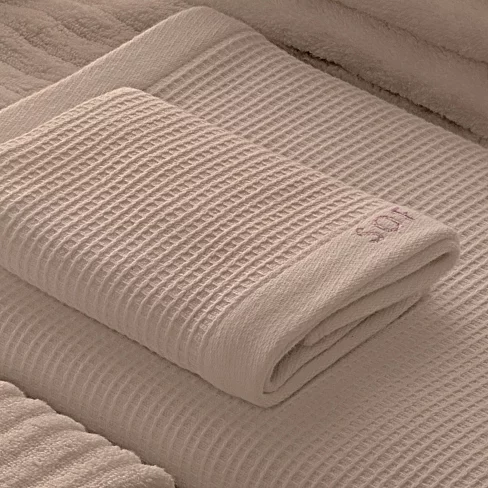 Полотенце махровое "Soft Silver" / 65/140 Песчаный берег