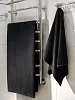 Махровое полотенце Ринг без бордюра / Черный