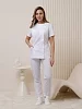 Костюм медицинский женский М-132 Тиси / белый