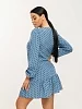 Женское платье мод.1707/10 / Индиго №4