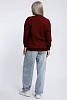 Женская толстовка 80048 / бордовый №6