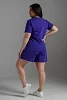 Женский костюм с шортами 14485 / фиолетовый №11