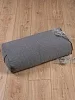 Болстер для йоги прямоугольный / серый №4